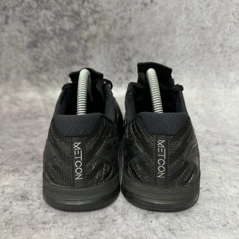 Nike Metcon 3 Men 8 Black Cross Training Shoes 852928-002 Triple Black Gym